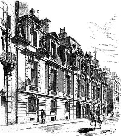 64 Rue de Lisbonne Façade - 1878 - Home of Ernest and Alice Horschede by Claude Monet